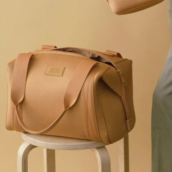 Dagne Dover Handbags - DAGNE DOVER Medium Landon Duffel in Pinto